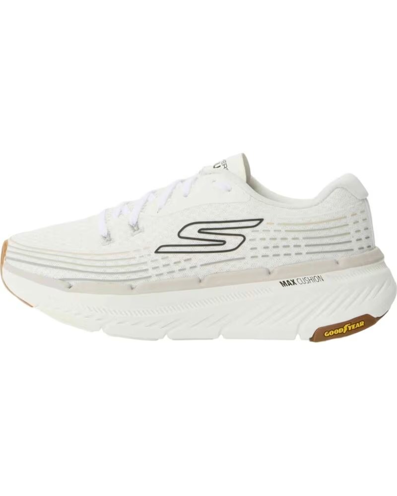 SKECHERS BASKETS 220835-WHT POUR HOMME BLANCO
