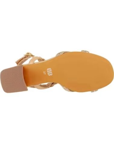 BIBI LOU SANDALES À TALONS 821Z94HG-NUDE BEIGE
