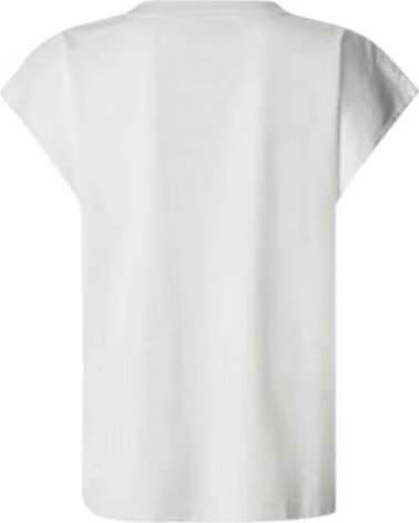 PEPE JEANS MAGLIETTA A MANICA CORTA PL506016-800 DA DONNA BIANCO BLANCO