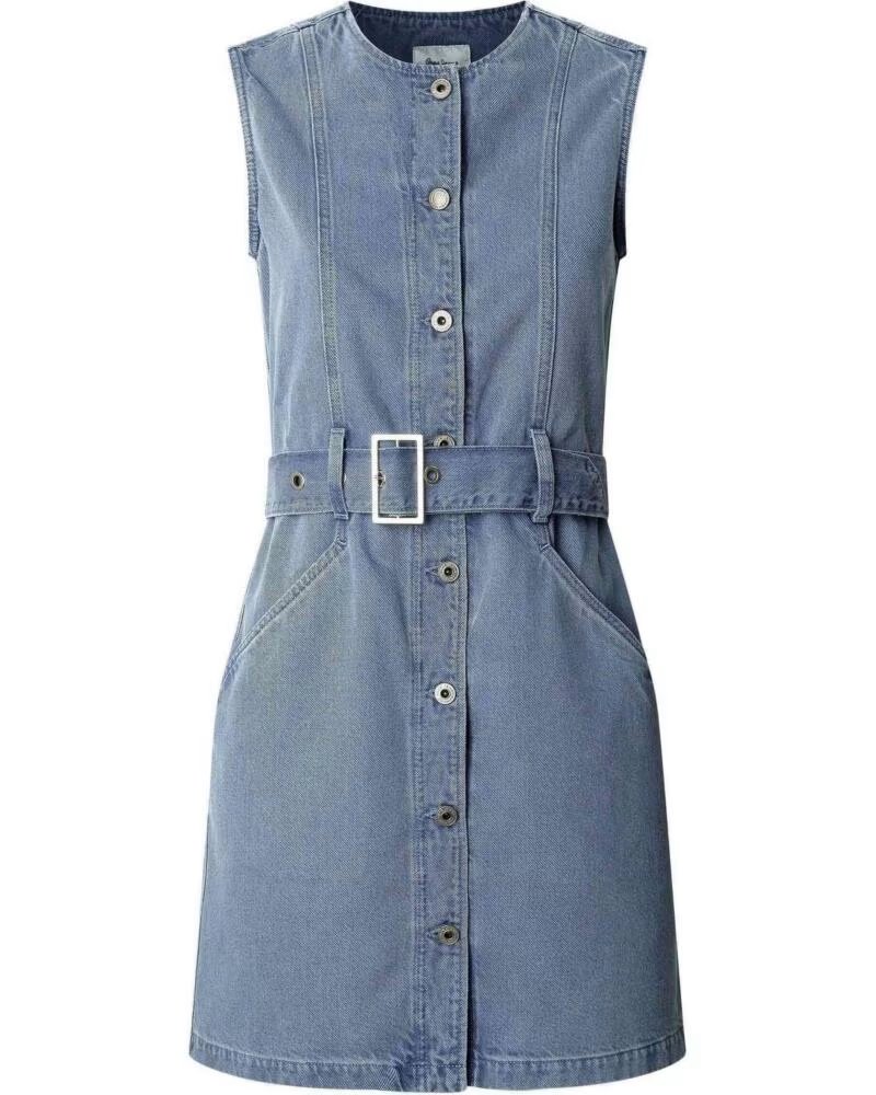 PEPE JEANS KLEID PL953723-000 IN BLAU FÜR DAMEN GRIS