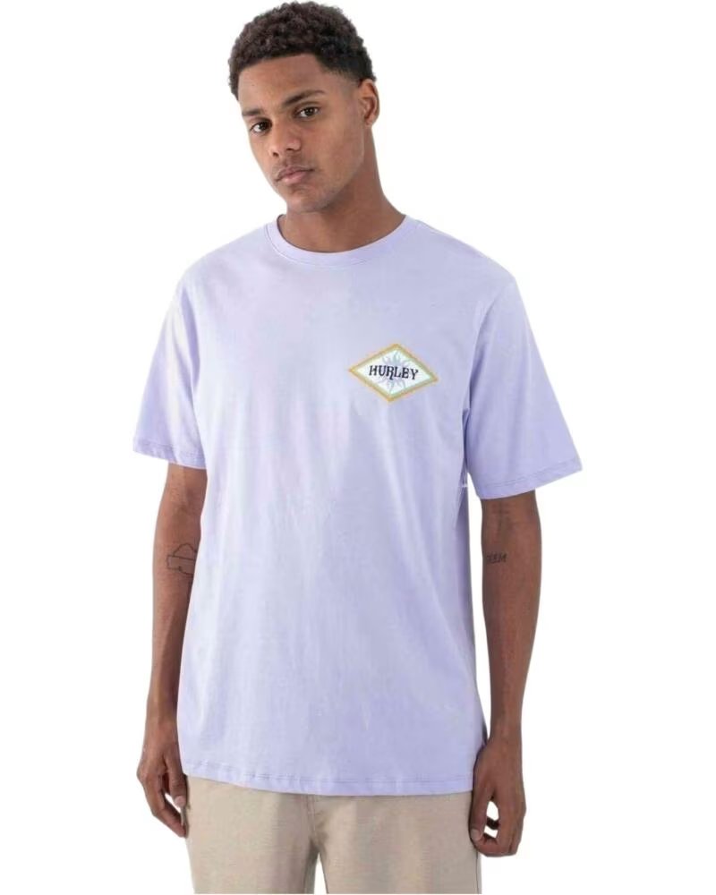 HURLEY KURZARMSHIRT HSP25MMTS02330-530 HERREN LILA