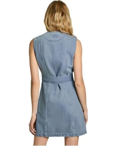 PEPE JEANS KLEID PL953723-000 IN BLAU FÜR DAMEN GRIS