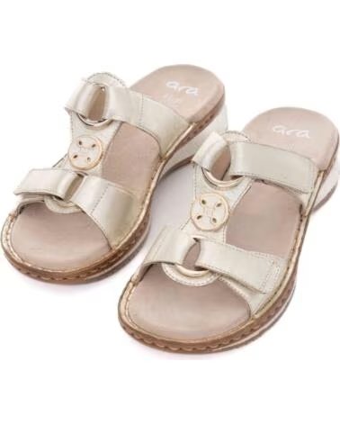 SANDALI IN PELLE ARA 10147-808382 DA DONNA GRIGIO GRIS