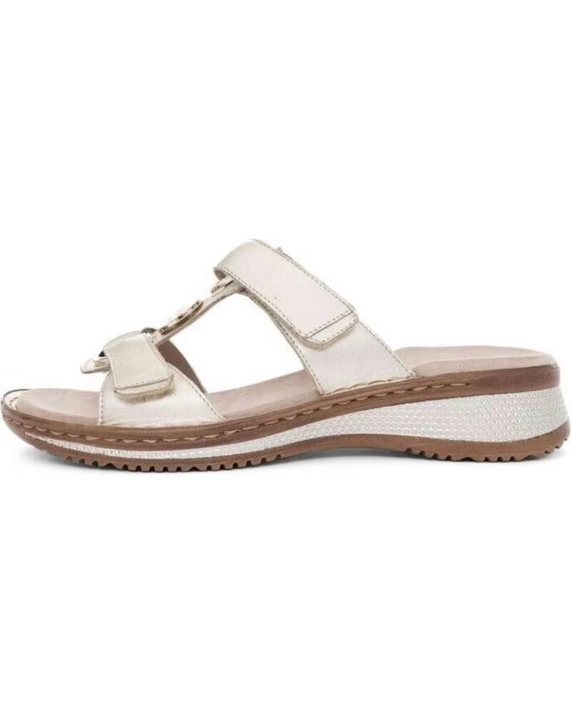 SANDALI IN PELLE ARA 10147-808382 DA DONNA GRIGIO GRIS