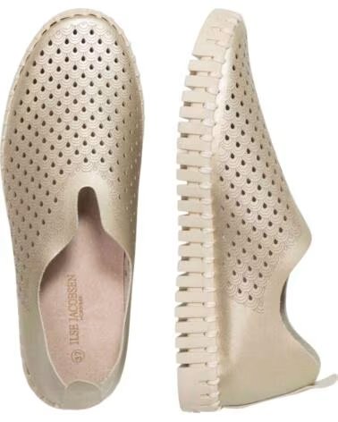 ILSE JACOBSEN 10121-099538 SCARPE SLIP-ON DONNA DORATO GRIS