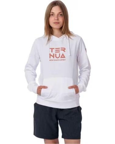 TERNUA KAPUZENPULLOVER 1263732-2854 FÜR DAMEN WEISS BLANCO