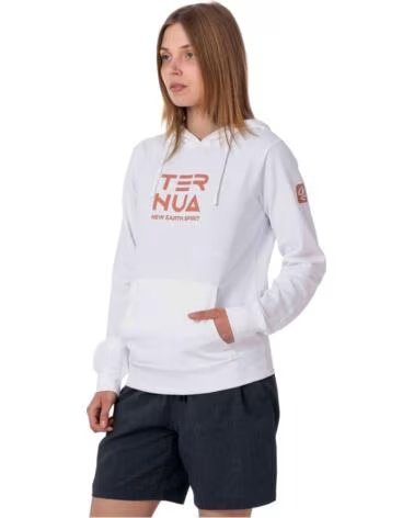 TERNUA KAPUZENPULLOVER 1263732-2854 FÜR DAMEN WEISS BLANCO