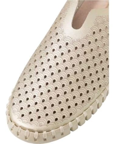 ILSE JACOBSEN 10121-099538 SCARPE SLIP-ON DONNA DORATO GRIS