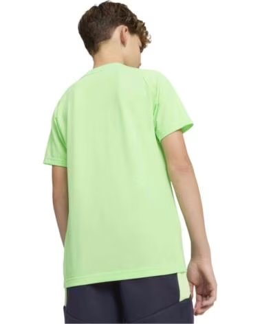 PUMA KURZARMSHIRT 685629-49 FÜR KINDER GRÜN GELB FLUOR VERDE-AMARILLO