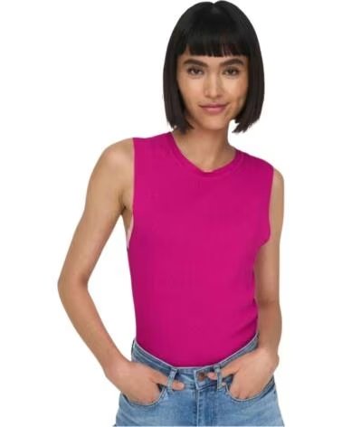 ONLY TOP 48655699509587 EM ROSA PARA MULHER