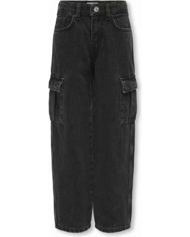 ONLY PANTALÓN CARGO LARGO 49828129145171 PARA NIÑAS NEGRO