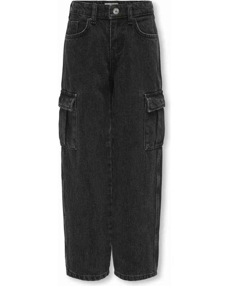 ONLY PANTALÓN CARGO LARGO 49828129145171 PARA NIÑAS NEGRO