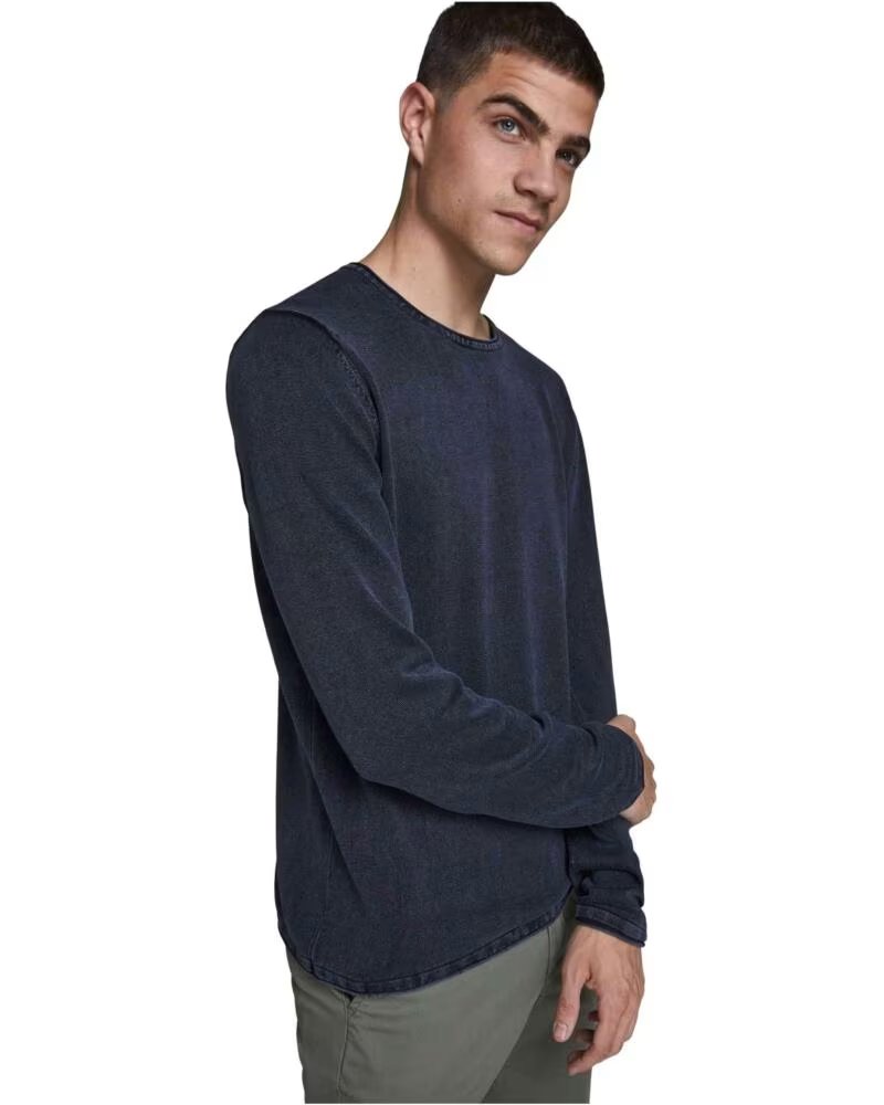 JACK AND JONES LANGARMPULLOVER 49971160449363 HERREN BLAU AZUL
