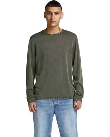 JACK AND JONES LANGARMSHIRT 49970770051411 HERREN GRÜN VERDE
