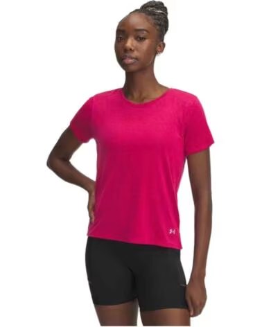 UNDER ARMOUR T-SHIRT MANCHES COURTES 1386337-681 FEMME ROSA