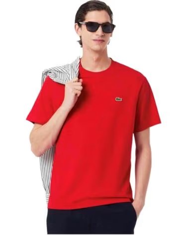 LACOSTE KURZARMSHIRT TH731800240 HERREN ROJO