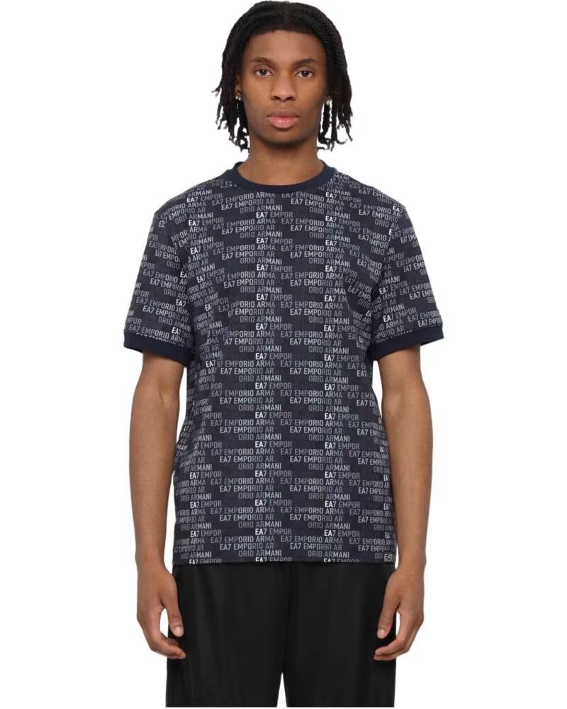EMPORIO ARMANI KURZARM-T-SHIRT 7M000208-UB102 FÜR HERREN BLAU AZUL