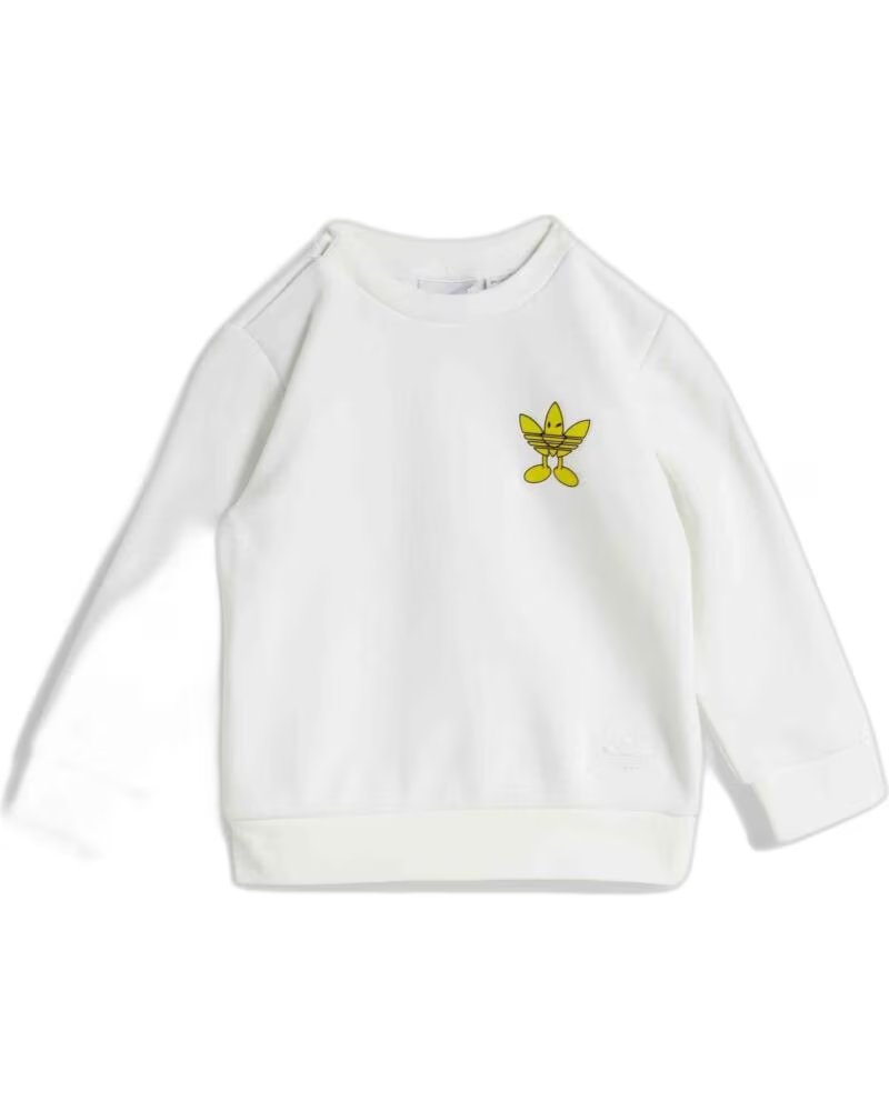 ADIDAS ENSEMBLE CREW ET PANTALON DE SURVÊTEMENT JD0475 BLANCO