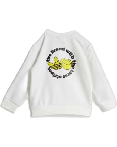 ADIDAS ENSEMBLE CREW ET PANTALON DE SURVÊTEMENT JD0475 BLANCO