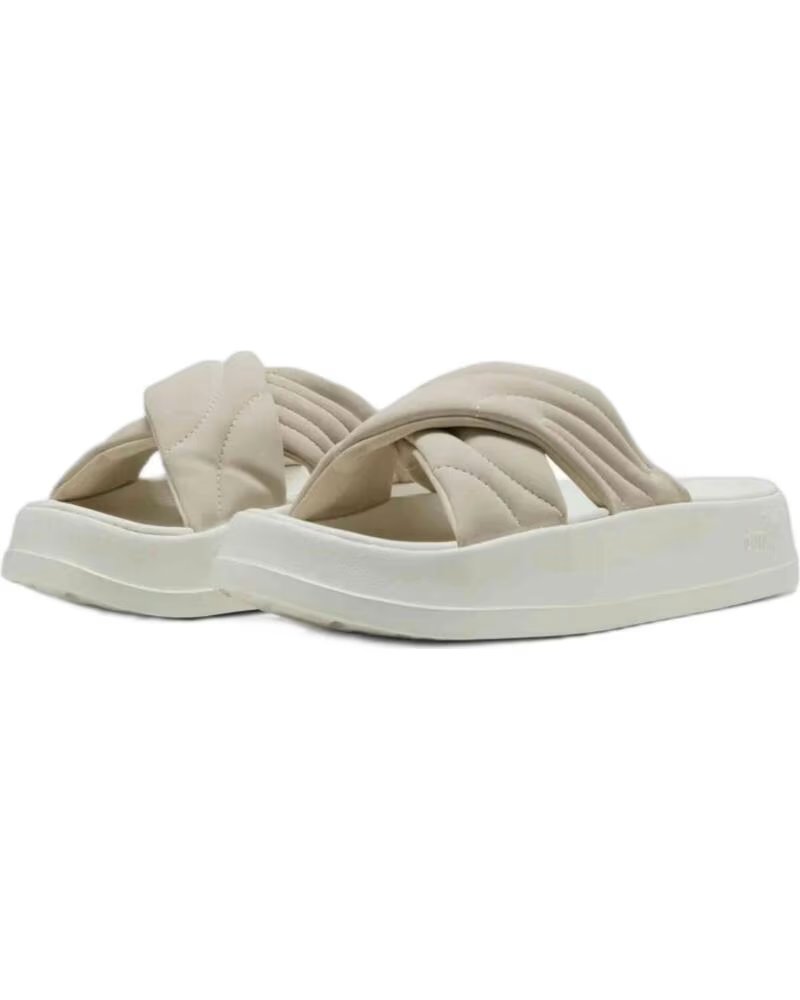 PUMA CLAQUETTES 400340-02 FEMME BEIGE