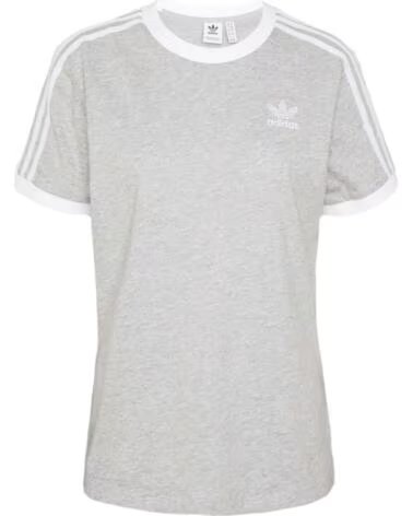 ADIDAS KURZARMSHIRT H33576 FÜR DAMEN GRAU WEISS GRIS BLANCO