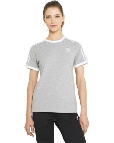ADIDAS KURZARMSHIRT H33576 FÜR DAMEN GRAU WEISS GRIS BLANCO