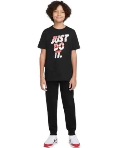 NIKE KURZARM-T-SHIRT DO1822-010 IN SCHWARZ FÜR KINDER