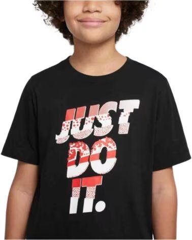 NIKE KURZARM-T-SHIRT DO1822-010 IN SCHWARZ FÜR KINDER
