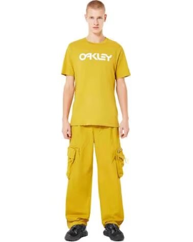 OAKLEY T-SHIRT MANICA CORTA FOA404011-50Q DA UOMO GIALLO AMARILLO