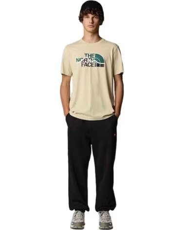 THE NORTH FACE T-SHIRT MANICA CORTA NF0A87NT3X41 UOMO BEIGE