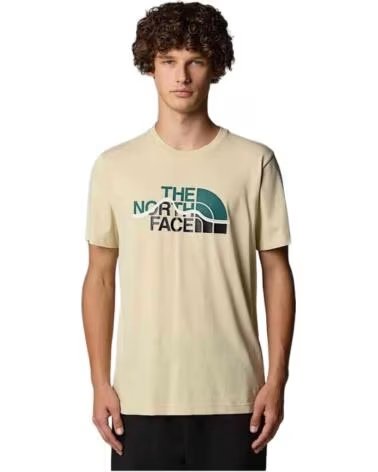 THE NORTH FACE T-SHIRT MANICA CORTA NF0A87NT3X41 UOMO BEIGE