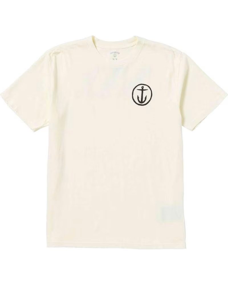 CAPTAIN FIN KURZARMSHIRT 21A4312504-VWH HERREN BLANCO