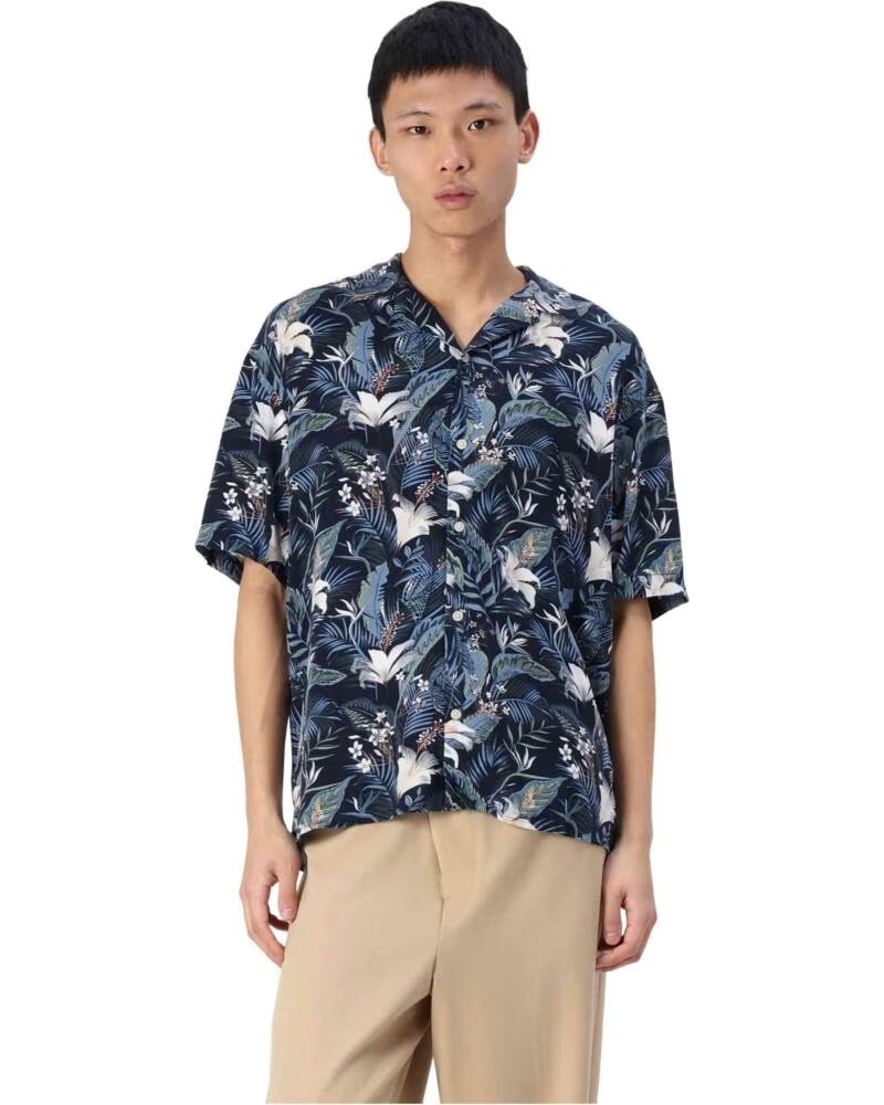 JACK AND JONES CHEMISE FLORALE 12269037-SKYCAPTAIN POUR HOMME AZUL