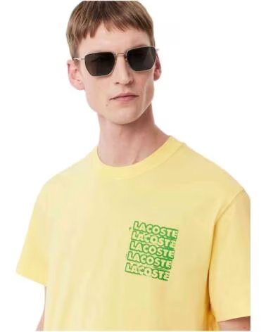 LACOSTE KURZARMSHIRT TH0288-00-GZI HERREN GELB AMARILLO