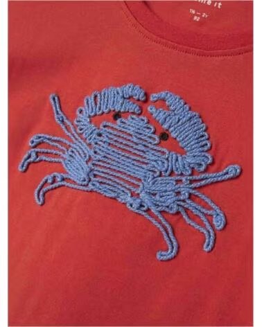 NAME IT T-SHIRT MANICA CORTA 133241294 PAPRIKA ROJO