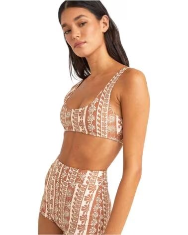 RHYTHM BIKINI-OBERTEIL 0125SWBT49-BRO MARRON