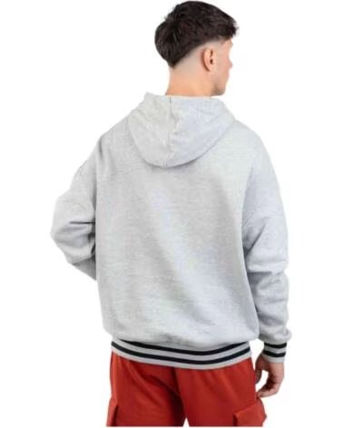 NEW ERA FELPA CON CAPPUCCIO 60564886-030 DA UOMO GRIS