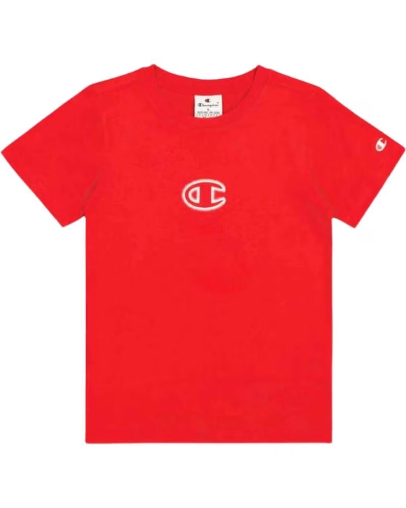 CHAMPION T-SHIRT MANICA CORTA 306988-RS011 UNISEX ROJO