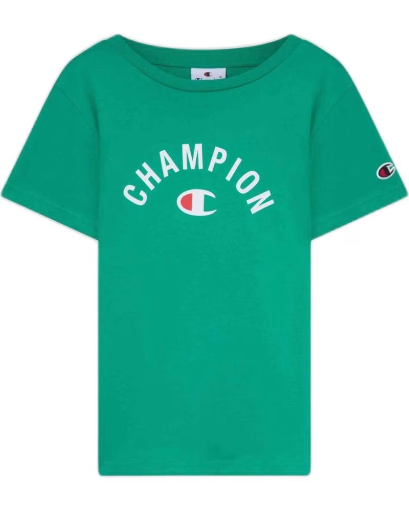 CHAMPION T-SHIRT MANICA CORTA 307044-GS130 UOMO VERDE