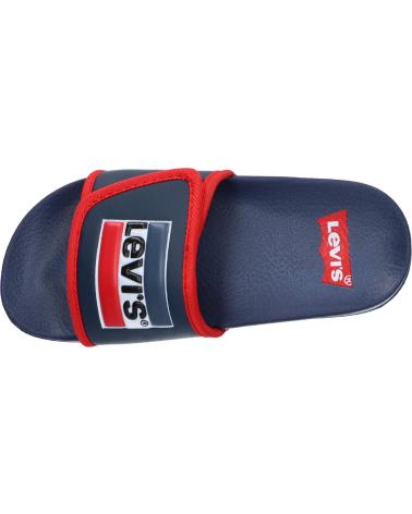 girl and boy Flip flops LEVIS VPOL0021S GAME 0290 NAVY-RED