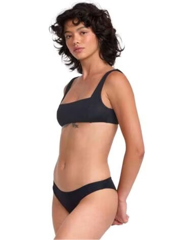 RVCA CUECA DE BIQUÍNI 23O211504-RVB MULHER NEGRO