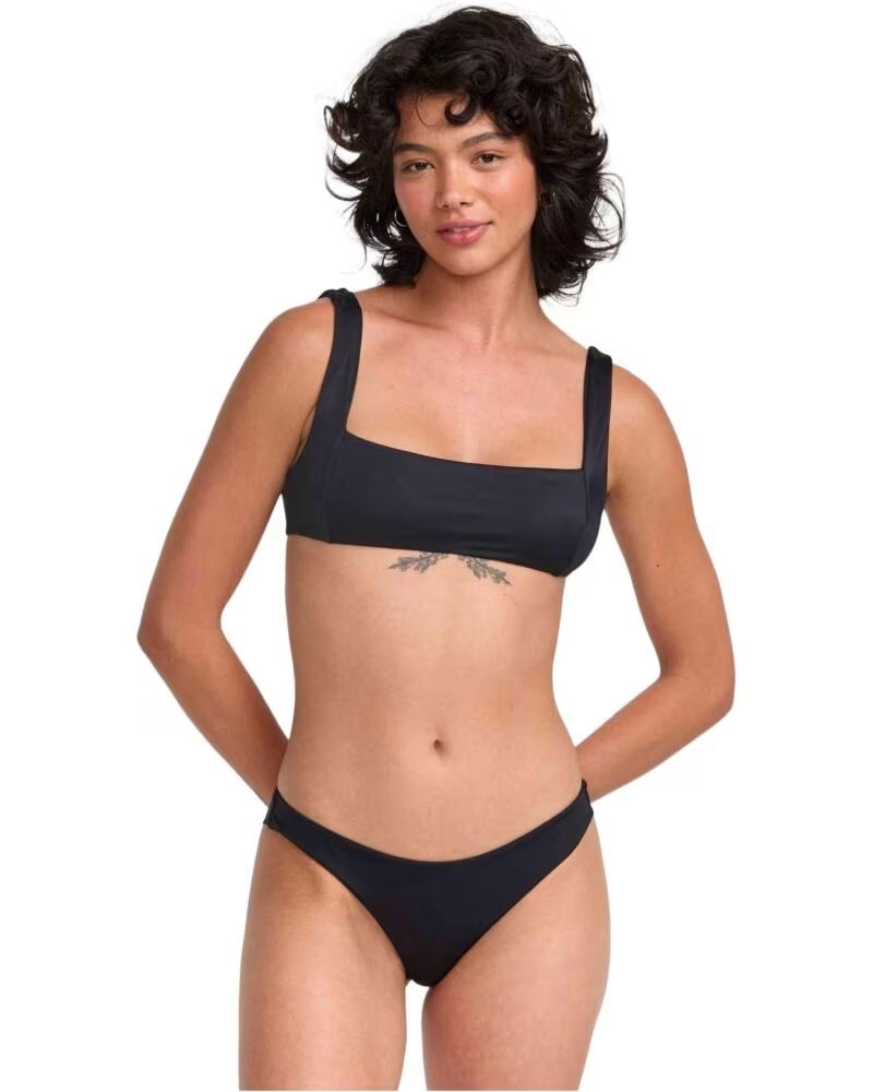 RVCA CUECA DE BIQUÍNI 23O211504-RVB MULHER NEGRO