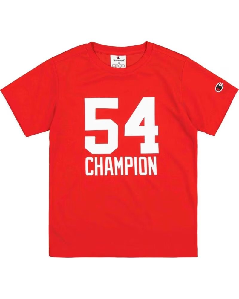 CHAMPION Camiseta De Manga Corta 307027-Rs069 en rojo para ninos unisex ROJO
