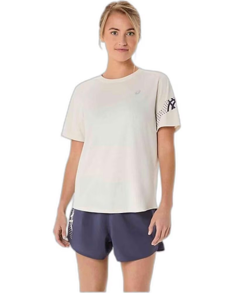 ASICS T-SHIRT A MANICA CORTA 2012D177-200 DA DONNA BLANCO