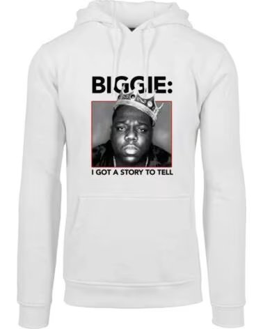 MISTER TEE SUDADERA CON CAPUCHA MT1998 BLANCO