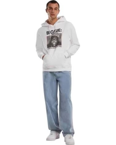 MISTER TEE SUDADERA CON CAPUCHA MT1998 BLANCO