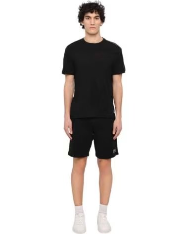 EMPORIO ARMANI KURZARM-T-SHIRT 0138-UC001 FÜR HERREN SCHWARZ NEGRO