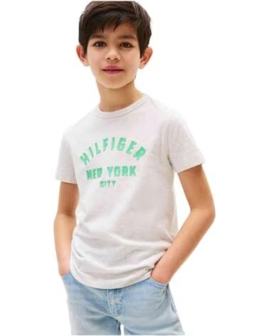 TOMMY HILFIGER KURZARM-T-SHIRT KB0KB09800P09 GRIS