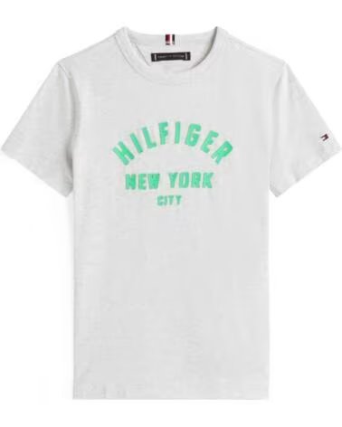 TOMMY HILFIGER KURZARM-T-SHIRT KB0KB09800P09 GRIS