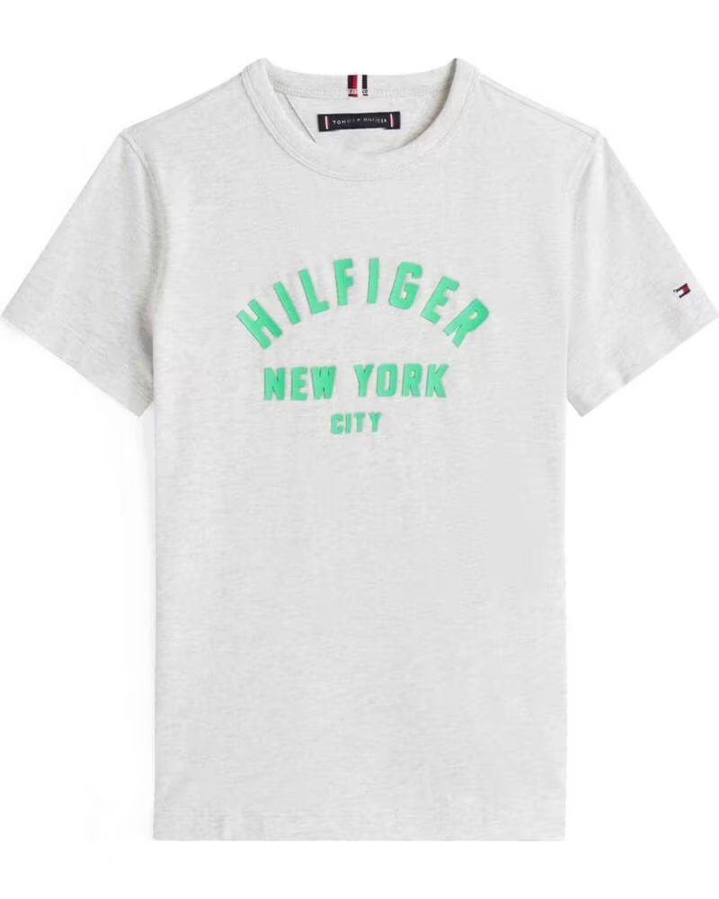 TOMMY HILFIGER KURZARM-T-SHIRT KB0KB09800P09 GRIS